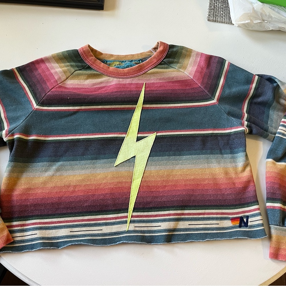 Aviator Nation Tulum Bolt Stitch Sweatshirt